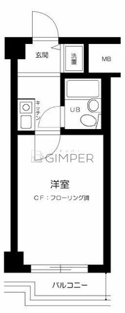 グローリア初穂高田馬場の物件間取画像